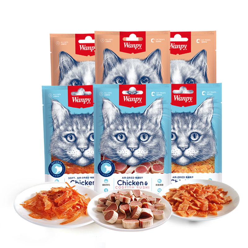 顽皮猫咪零食猫用金针软丝30g/包X 宠物/宠物食品及用品 猫风干零食/肉干/鱼干 原图主图