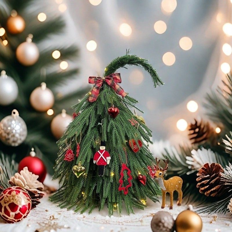 2025新款桌面迷你圣诞树