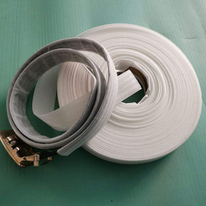 珍珠棉胶通长条五金直管包装袋两头通包包手柄保护膜肩带链条棉套