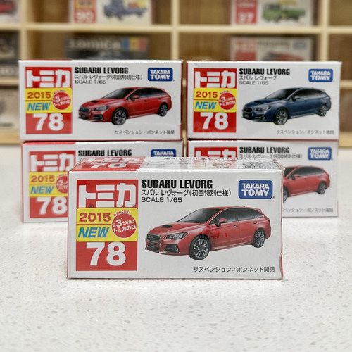 tomy绝版斯巴鲁levorg旅行车