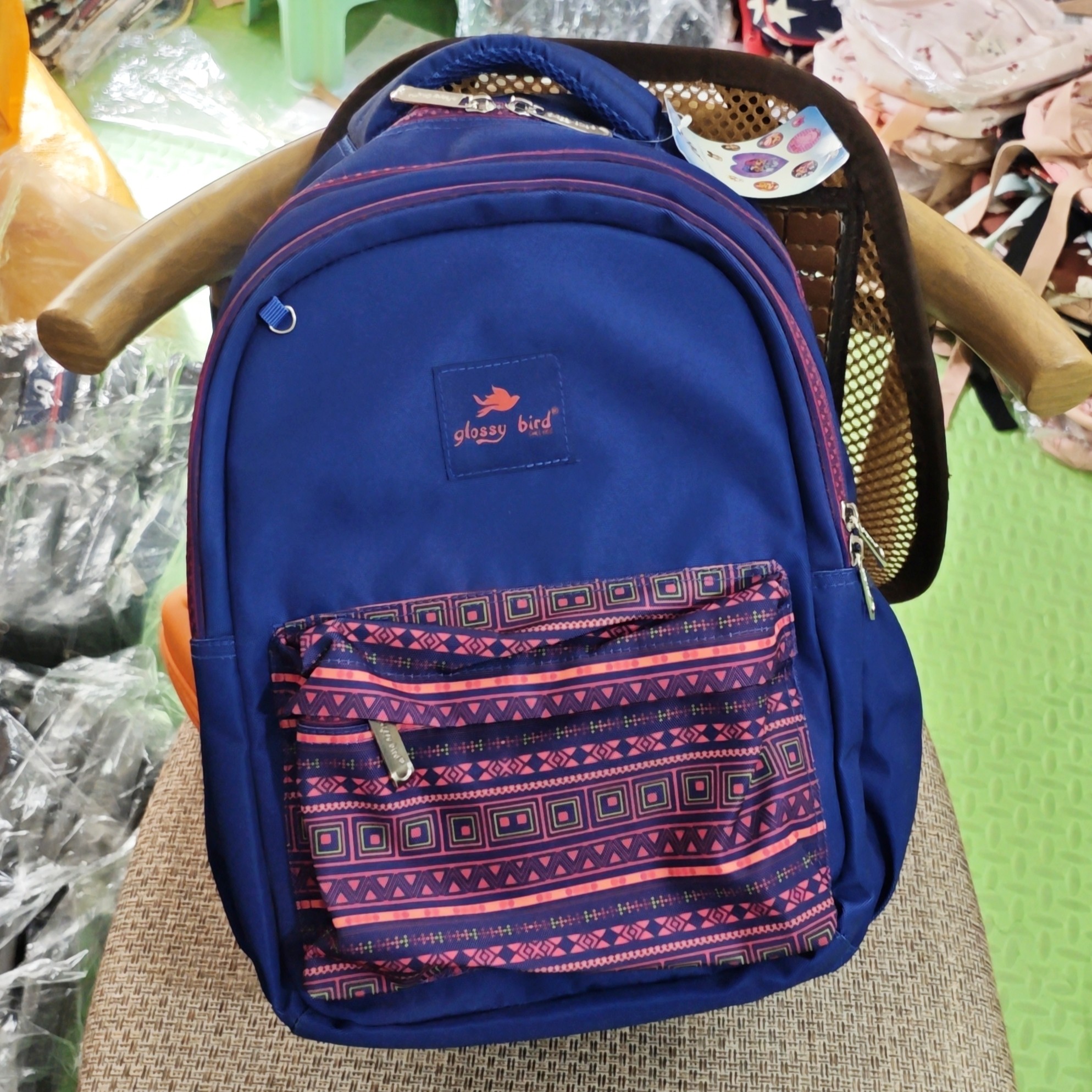 glossy 外贸高段 防水减负护脊 书包小学生 4 5 6 年级 初中