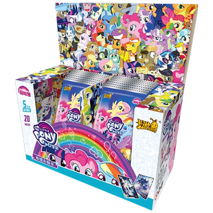 卡游小马宝莉卡片趣影包6弹2元友谊永恒卡CR卡牌黑背玩具正版周边