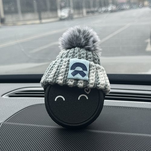 蔚来nomi帽子可爱手工毛线帽
