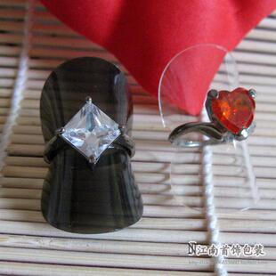 新款塑料戒指展示片戒指陈列道具手饰品架首饰架饰品道具格子铺