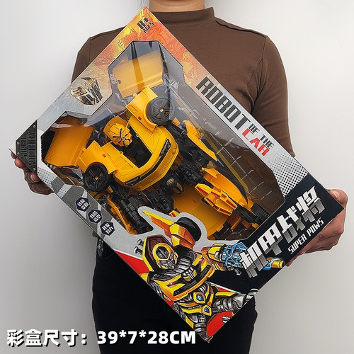 男孩变形机器人3-6岁礼盒包装