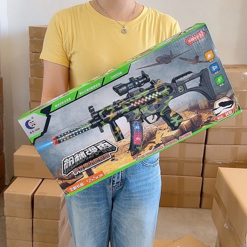 生日礼物培训班声光电动玩具枪