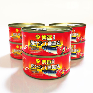 即食博远茄汁沙丁鱼罐头150克 大连海鲜下饭菜拌饭鱼熟食小吃 罐装