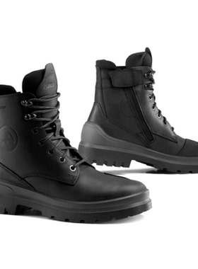 FALCO猎鹰摩托车骑行鞋城市通勤骑行靴皮侧拉链款四季马丁靴女