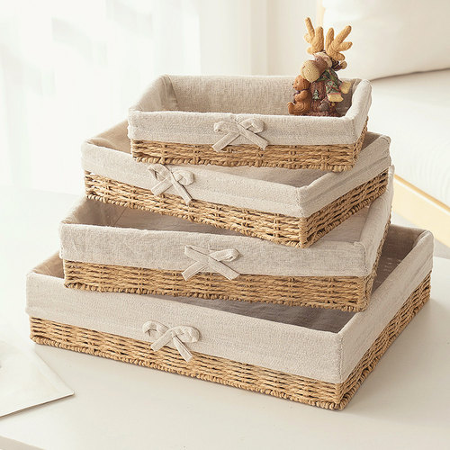 【颜选好物】纯手工编织收纳筐