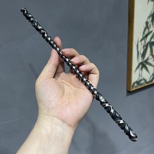 迷你金箍棒锻打个人把玩一体扭转摆件茶器工艺品实心定海神针