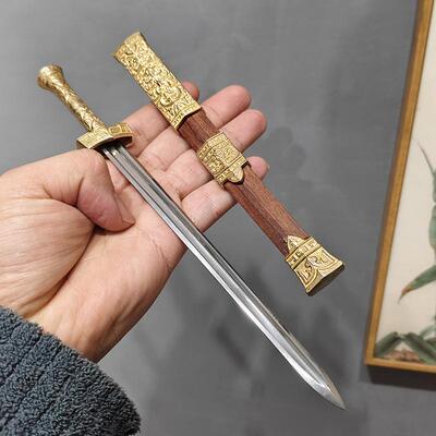 龚师傅迷你承影剑战国剑微兵器收藏茶剑刀具防身冷兵器摆件未开刃