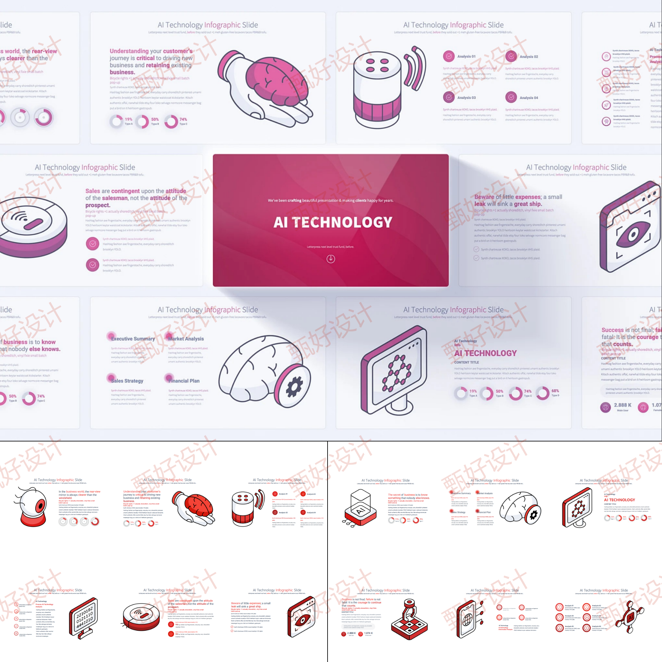 ppt模板AI技术品牌商业推广投资业务公司简介营销教育培训1223,商务/设计服务,设计素材/源文件,淘宝优惠券,粉丝福利购,淘宝优惠卷
