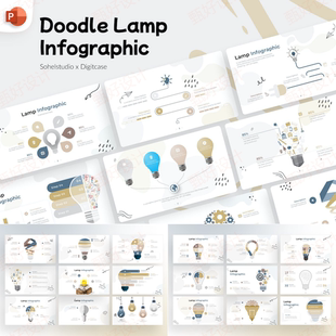 ppt模板电灯设计工作流程总结商业推广品牌营销业务项目投资164