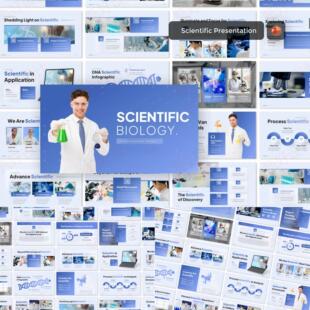 ppt模板医疗科学生物研究商业推广工作项目投资总结品牌营销798