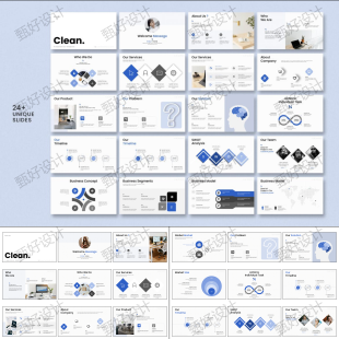 ppt模板职场工作总结商业公司管理项目投资战略品牌营销培训269