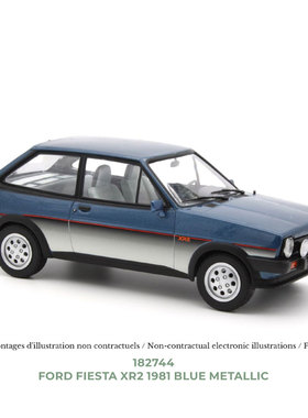 NOREV 1/18 福特Ford Fiesta XR2 1981合金汽车模型 不可开门