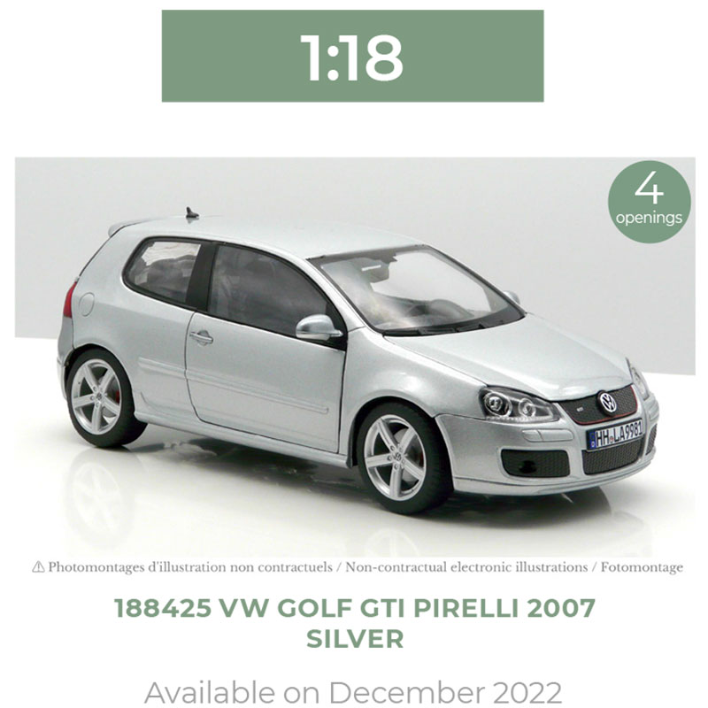 NOREV 1/18 大众 VW Golf GTI Pirelli 2007合金汽车模型 可开门