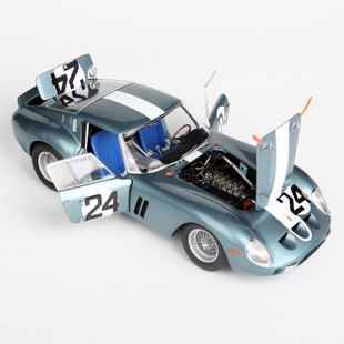 Kyosho京商1/18法拉利Ferrari 250 GTO 1962款24号金属蓝合金模型