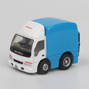 BEST CHOOSE 1/76香港Q版小货车ISUZU 五十铃合金模型蓝白色