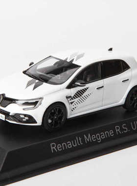 Norev1/43雷诺Renault Megane R.S. 2024款白色合金模型不可开门