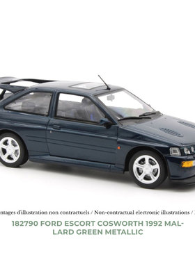 NOREV 1/18 福特Ford Escort Cosworth 1992合金汽车模型不可开门