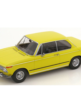 KK 1/18 宝马 BMW 1602 1 1971  黄色 合金汽车模型