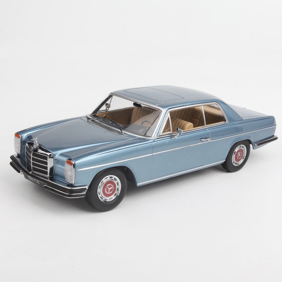 KK 1/18 奔驰 Mercedes 280 C/8 W114 coupe 蓝色 合金汽车模型