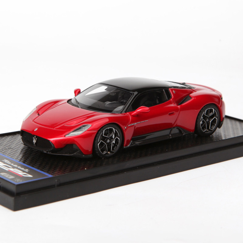 bbr 1/43 玛莎拉蒂 maserati mc20 2020 金属红 树脂汽车模型