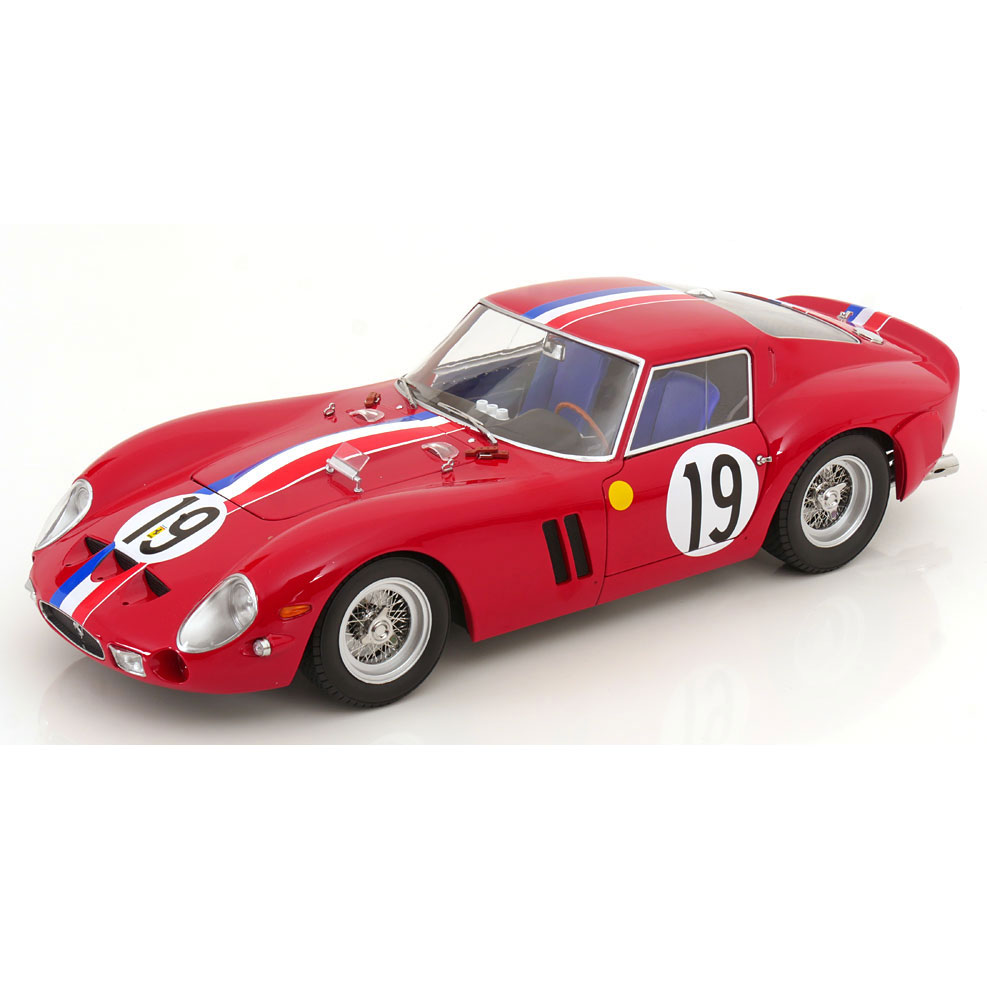 KK 1/12 法拉利 Ferrari 250 GTO 19号 1962 红色 合金汽车模型