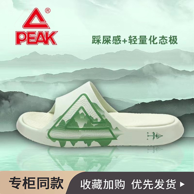 匹克态极拖鞋桂林山水夏季轻便防滑舒适百搭休闲男子凉鞋ET32917L