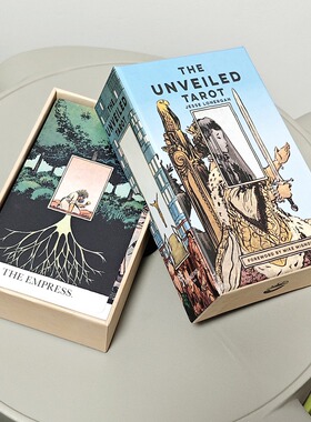 【现货】揭开面纱塔罗The Unveiled Tarot 高质量天地盖韦特卡牌