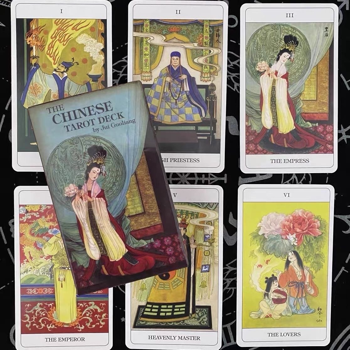 The ChineseTarot 中国古典塔罗牌 英文卡罗塔牌桌游卡牌桌游