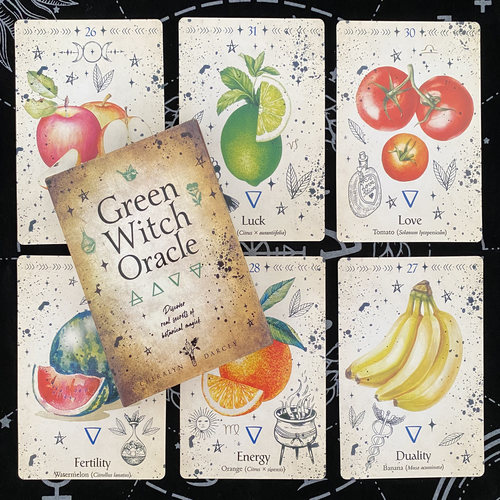 绿色植物神谕卡Green Witch Oracle Cards英文桌游卡牌游戏