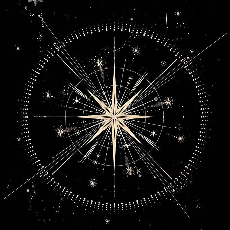 塔罗牌桌布黑色星星Tarot推牌绒布垫子月亮神秘祭坛布背景布