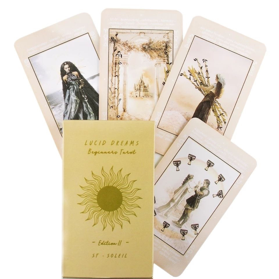 清醒梦塔罗牌Lucid Dreams Beginners Tarot英文卡牌游戏