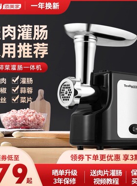 Tenfly家用电动绞肉机多功能碎肉绞馅搅肉香肠灌肠机小型商用