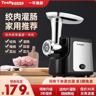 Tenfly家用电动绞肉机多功能碎肉绞馅搅肉香肠灌肠机小型商用