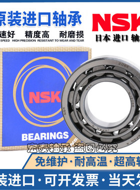 NSK日本圆柱滚子轴承NJ NU NF N NUP217 218 219 220 221EM EW E