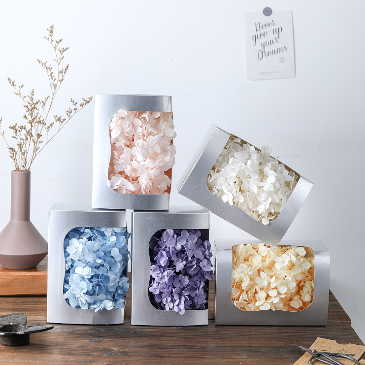 diy干花瓣头饰中叶a级亚特永生花