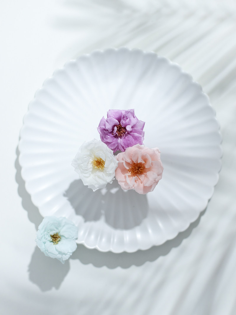 【花纪】永生花diy法式蔷薇月季