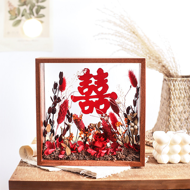 永生干花团建沙龙结婚礼物diy