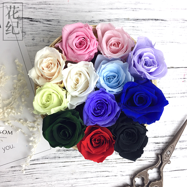 »¨¼ÍÓÀÉú»¨diy±£ÏÊ»¨Ãµ¹å³µ¹ÒÇòÔ¿³×¿Û24¶ä×°¹ú²úСºÅõ¹å2cm