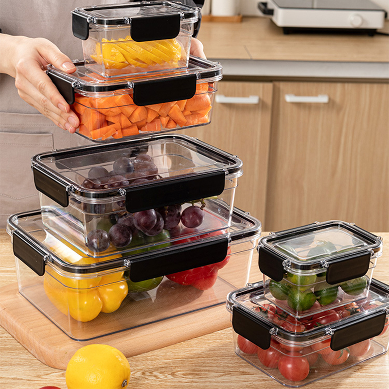 多功能冰箱长方形带盖密封保鲜盒