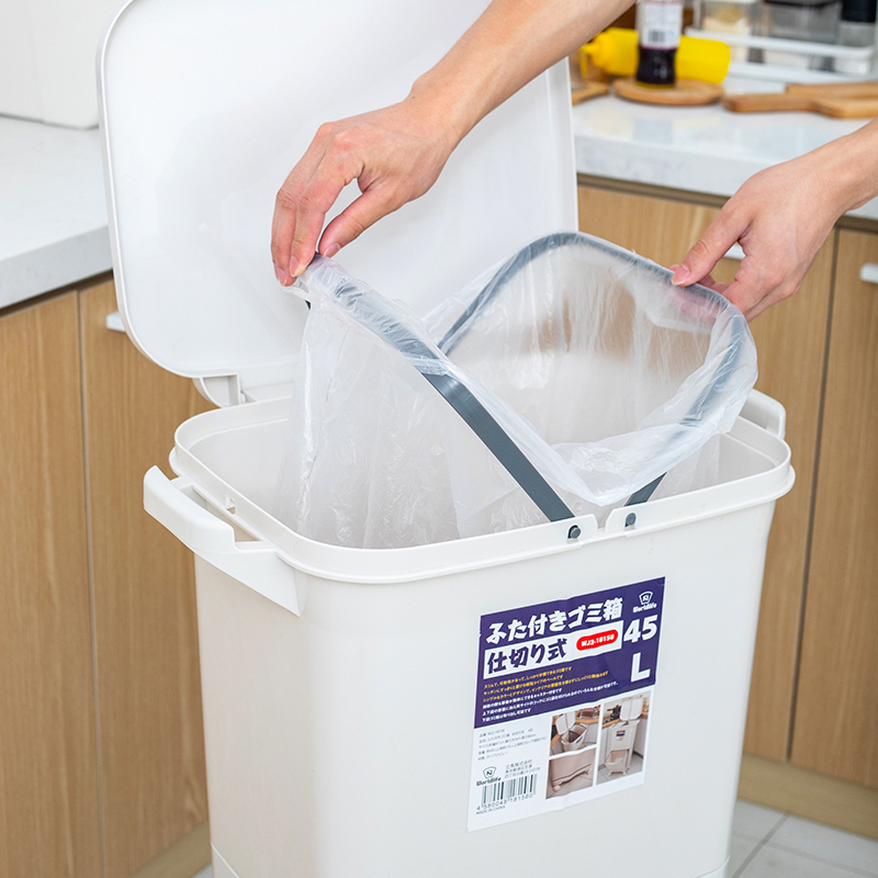 日本垃圾袋厨房大号收纳桶户外露营加厚一次性拉圾分类收纳塑料袋