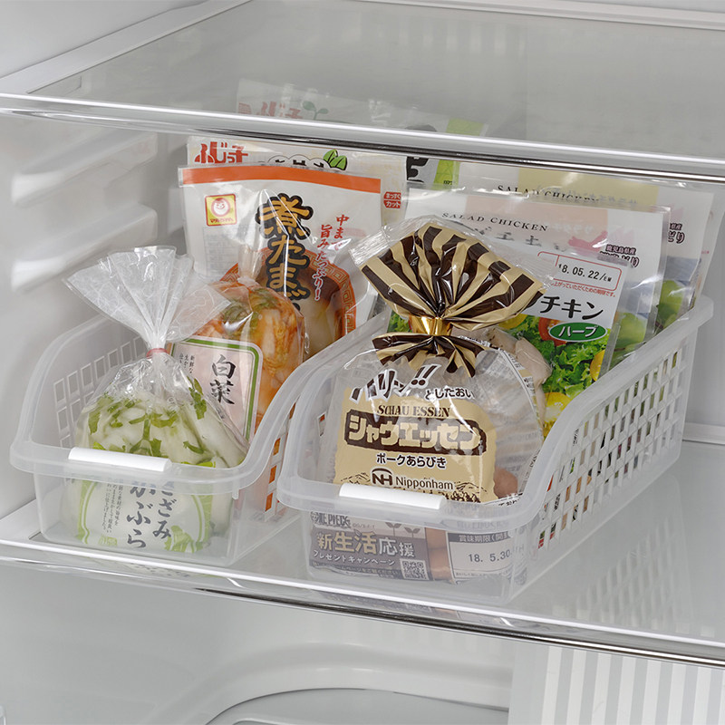 inomata日本进口收纳框冰箱收纳盒冷藏收纳盒冷冻食品抽屉整理盒