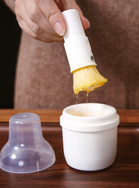 SANADA日本进口油刷耐高温厨房烘焙刷烧烤刷棉线小刷子烙饼抹油刷