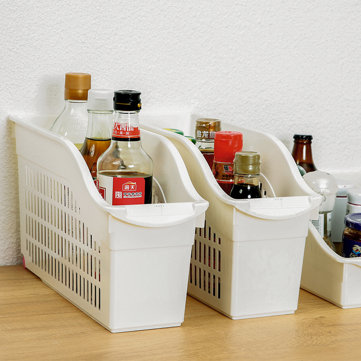 日本进口yamada橱柜多功能储物盒