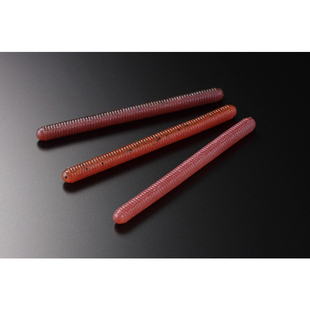 Jackall路亚软饵蚯蚓魔术直尾YAMMY500高比重面条虫无铅竞技鲈钓