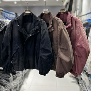 CYC潮牌 美式复古水洗牛仔外套宽松休闲百搭夹克潮牌痞帅上衣5886