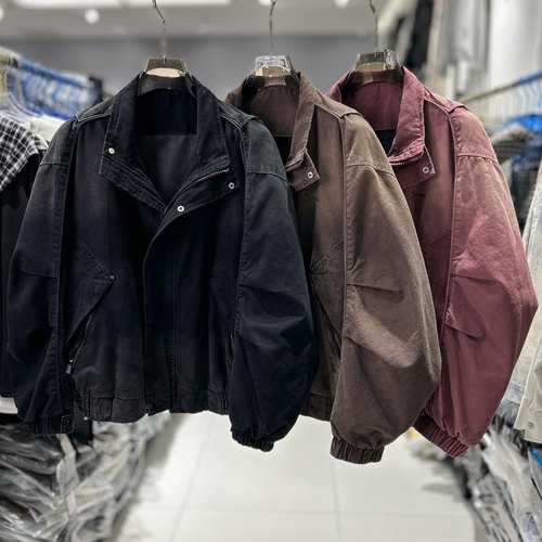 CYC潮牌 美式复古水洗牛仔外套宽松休闲百搭夹克潮牌痞帅上衣5886